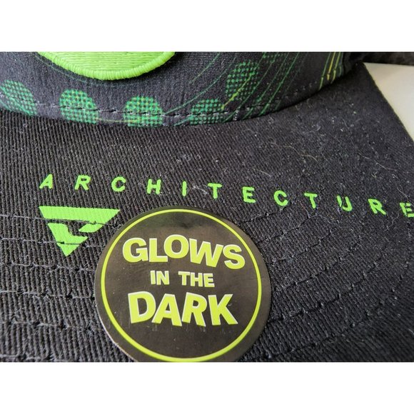 XBox Hat  CultureFly   Velocity Architecture    Glow-in-the-Dark   Skater Hat - Picture 4 of 5